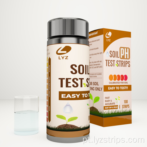 Melhor kit de tiras de teste de pH do solo da Amazon 3,5-9,0